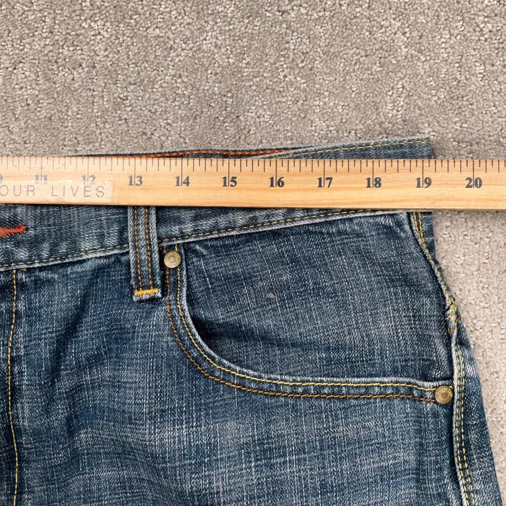 Levi's SilverTab Jeans Men 38x32 Blue Bootcut Relaxed Fit Denim